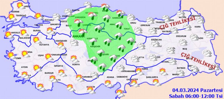 Yurtta bugün hava nasıl olacak?