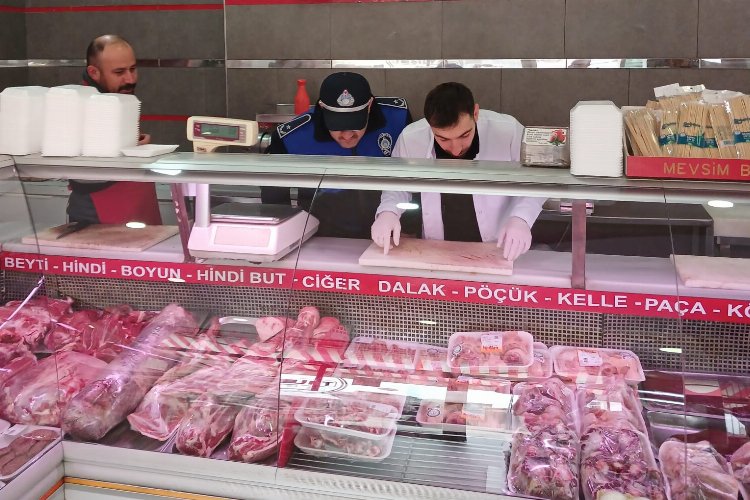 Gebze Zabıtası’ndan kasap denetimi