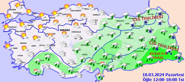İllerde bugün hava durumu nasıl olacak?