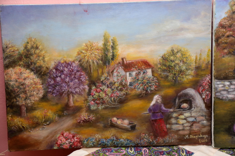 İzmir Karabağlar’da ‘Şalvarlı Ressam’a ziyaret