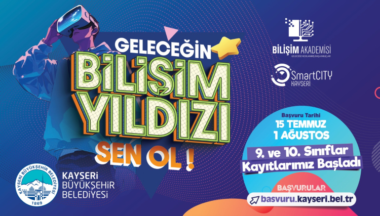 Kayseri Bilişim Akademisi gençleri bekliyor