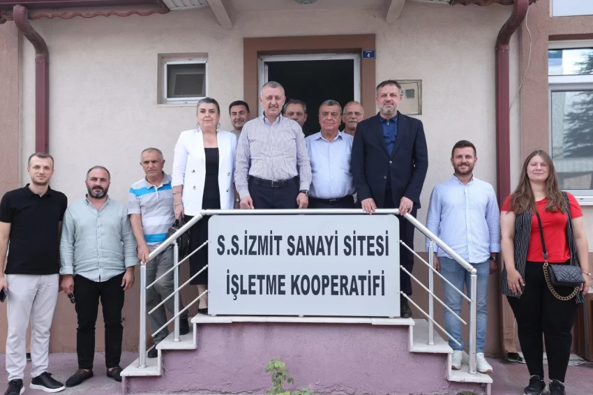 Başkan Büyükakın’dan İzmit Sanayi Sitesi’ne ziyaret