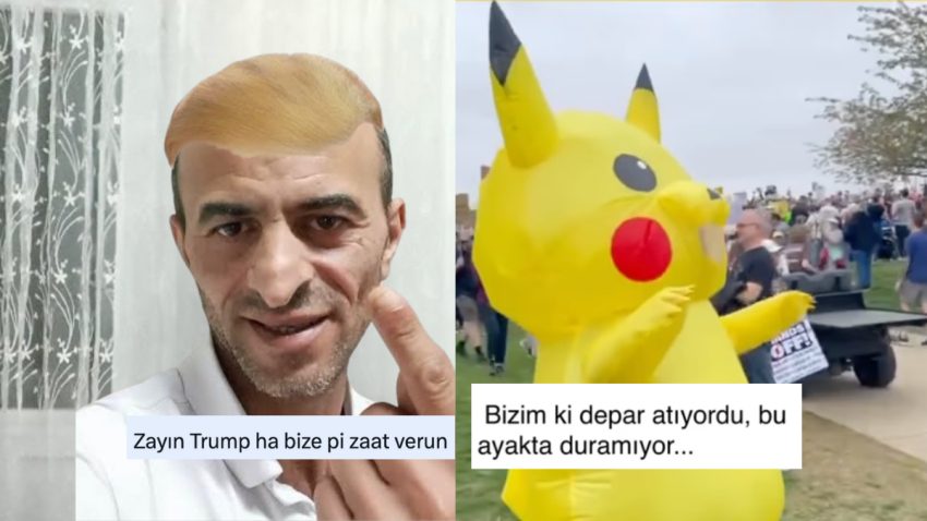 ABD’deki Trump ve Musk Zıddı Protestolardan Mizah Çıkaran Şahıslar