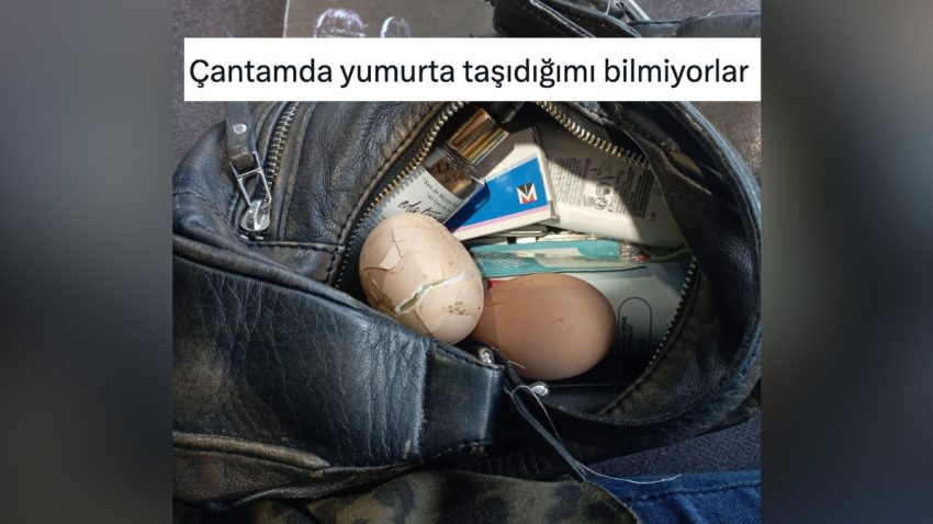 Çantasında Haşlanmış Yumurta Taşıyan X Kullanıcısı Tartışma Yarattı
