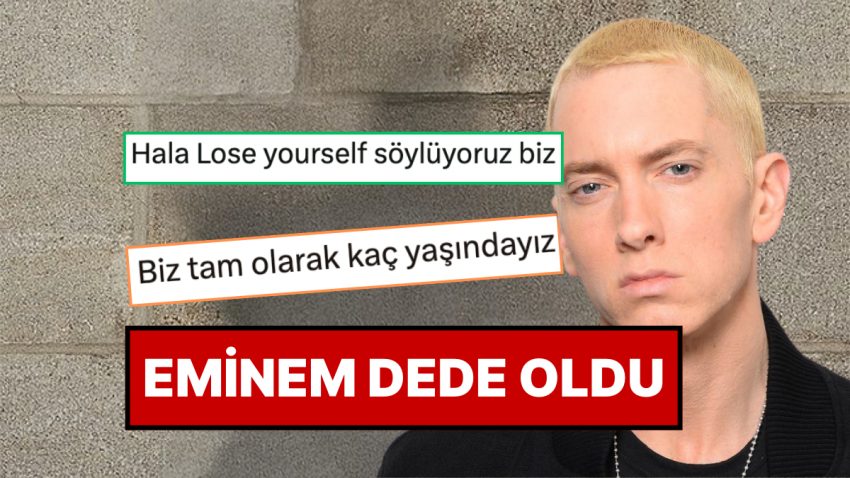 İşte Artık Yaşlandığımızı Hissettik! Efsane Rapçi Eminem’in Dede Olması Toplumsal Medyanın Lisanına Düştü