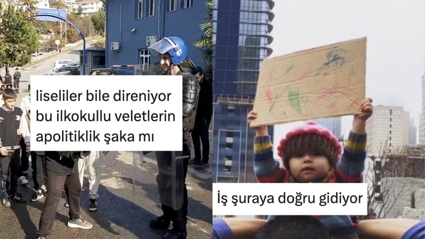 Protestoların Liselere Kadar Yayılmasına İki Çift Lafı Olan Şahıslar