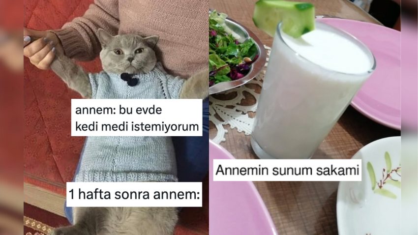 Annelerinin Akla Hayale Gelmeyecek Hareketlerini Lisanına Dolayarak Güldüren Evlatlar