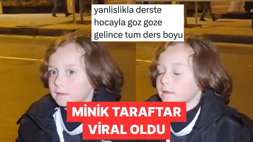 Babasının Her Kelamına Baş Sallayan Beşiktaşlı Minik Taraftar Viral Oldu