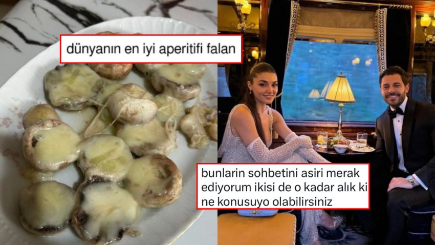 Dünyanın En Âlâ Aperitifinden Hande Erçel ve Hakan Sabancı İkilisinin Sohbetine Son 24 Saatin Viral Tweetleri