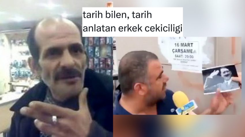 Tarih Bilen Erkek Cazipliği Akımıyla Tarih Bilgisi Gösterisi Yapan Bireyler