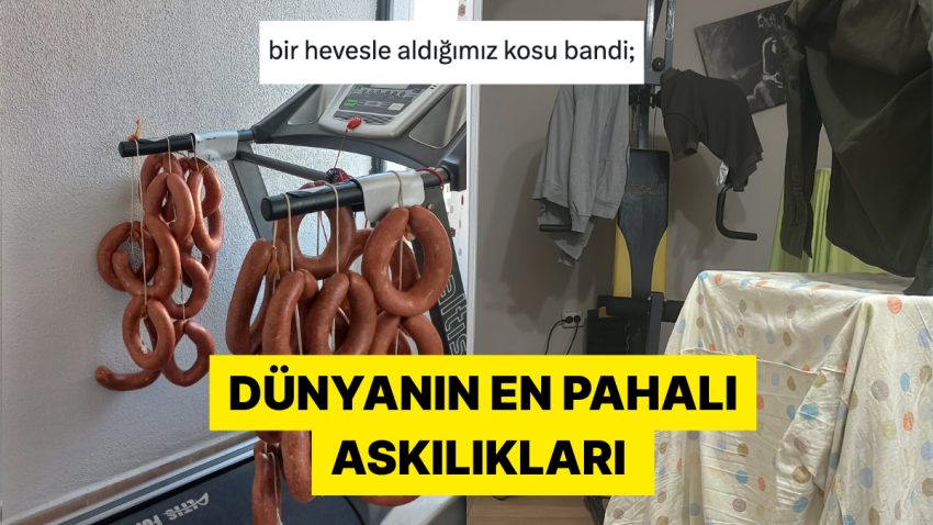 Bir Hevesle Aldıkları Spor Aletlerini Farklı Hedeflerle Kullanan Bireyler