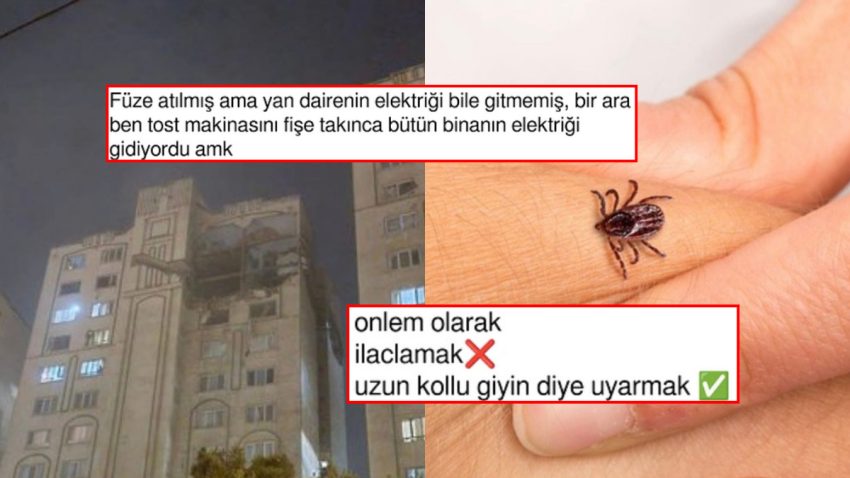İsrail-İran Savaşıyla Tost Makinesinin Alakasından Keneden Korunma Tedbirine Son 24 Saatin Viral Tweetleri