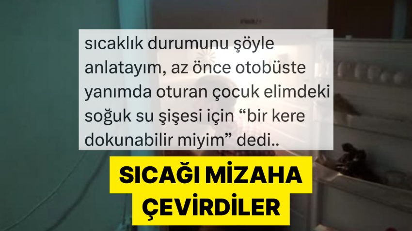 Şakalarıyla Bunaltıcı Sıcaklara Karşı Gayret Eden Goygoycular