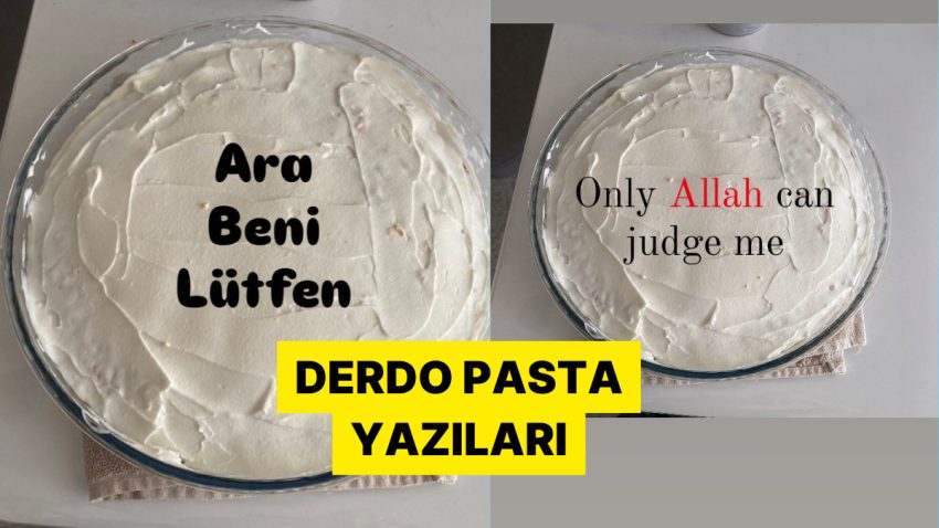 Boş Pasta Üzerine Yazdıkları Yazılarla Nimeti Kamyon Ardına Çeviren Şahıslar