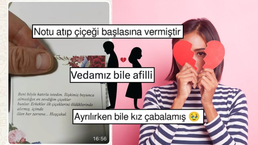 Bu Nasıl Son Kelam? Eski Sevgilisine Veda Etmek İçin Çiçek Gönderen Bayan “Vedamız Bile Afili” Dedirtti
