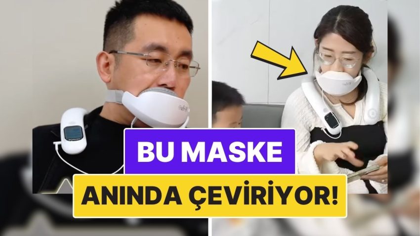 Çin’de Bir Şirket Konuşmayı Anında Çeviren Maske Geliştirdi!