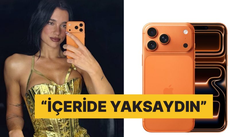 Dua Lipa’nın Lansman Sırasında Yeni iPhone’la Verdiği Poz Olay Oldu