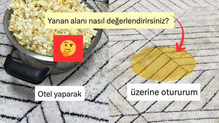 Halının Yanan Kısmına Buldukları Tahlillerle Zekasına Hayran Bırakan Şahıslar