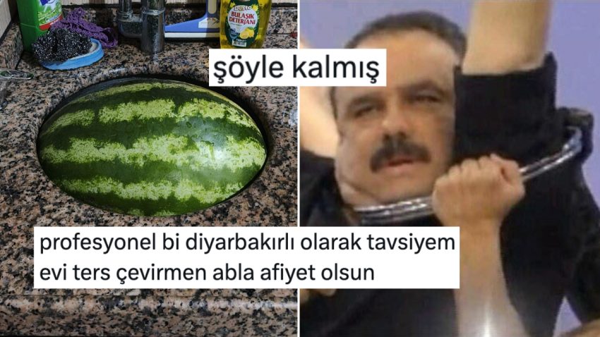 Karpuzunu Lavaboda Yıkamak İsteyip Bahtsız Bi’ Olay Yaşayan Kişi Goygoy Materyali Oldu