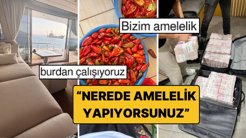 Kimi Masa Başında Kimi Şantiye Köşesinde! Çalıştıkları Yerleri Paylaştılar Twitter “Amelelik Sergisine” Döndü