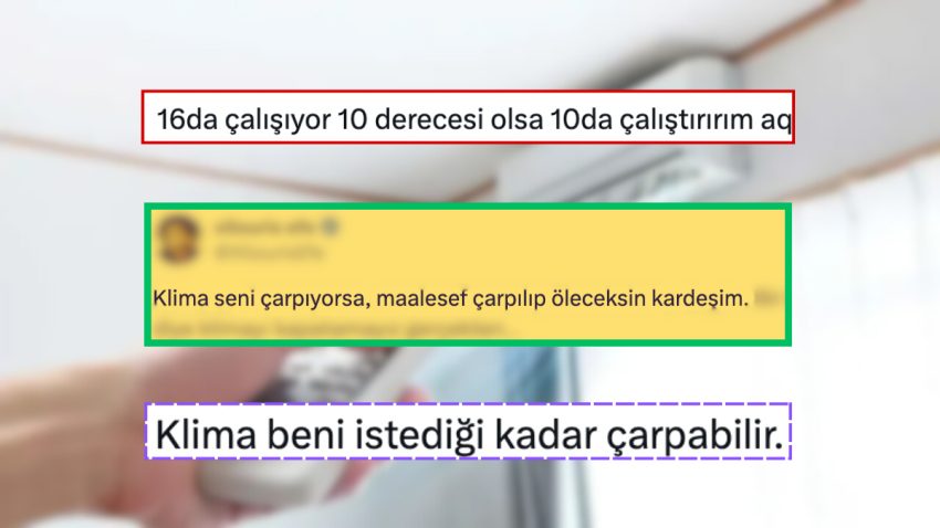 Ofiste Klima Savaşları X’e Taşındı! Çarpmasın Diye Klima Açtırmayanlardan mısınız Yoksa Klimayı Kökleyen mi?