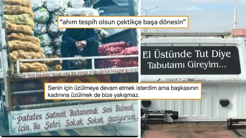 “Sağa Çekip Düşüneceksin!” Dedirten En Efsane Otomobil Yazılarını Paylaşanlar