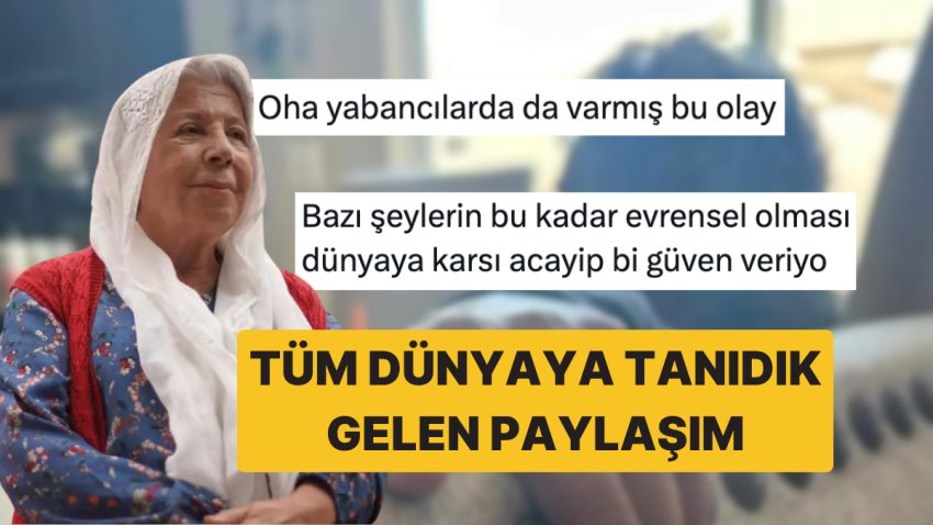 Tüm Dünyada Viral Olan Babaanne Paylaşımı, Babaannelerin Her Yerde Tıpkı Olduğunu Kanıtladı
