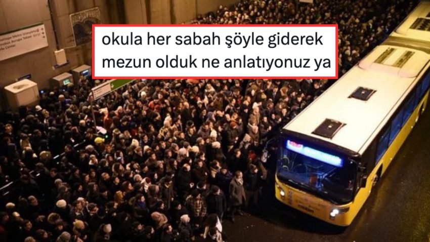 Üniversiteye Otobüsle Gitmeye Utanan X Kullanıcısına Mahşeri Aratmayan Metrobüsle Cevap Veren Mizahşörler