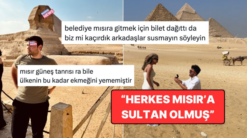 Yazın Soluğu Mısır’da Alanların Bi’ Epey Fazla Olması Goygoycuların Radarından Kaçmadı