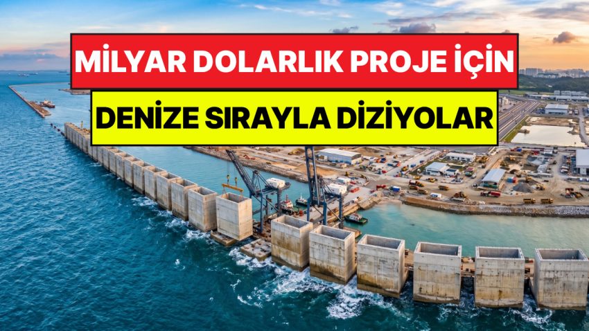 20 Milyar Dolarlık Proje İçin Denizin Tabanına 10 Katlı Bina Boyutunda Kutular Gömüyorlar