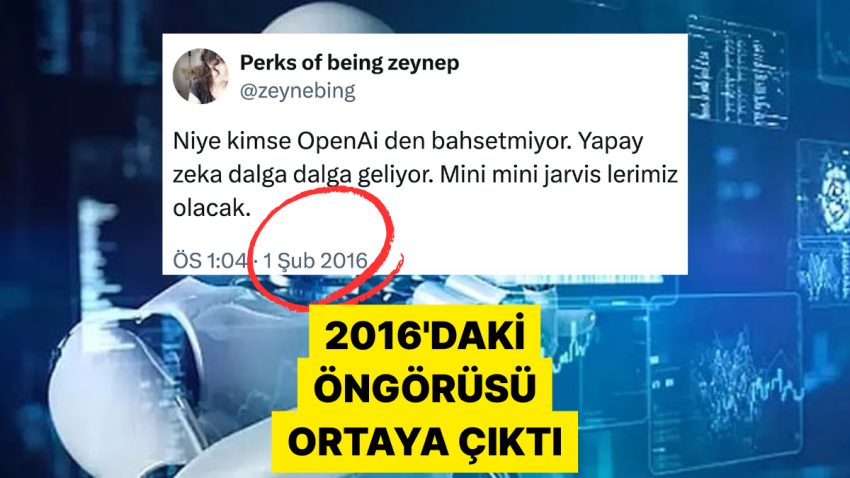 9 Yıl Evvel Yapay Zeka İhtilali Hakkında Paylaşım Yapan X Kullanıcısı