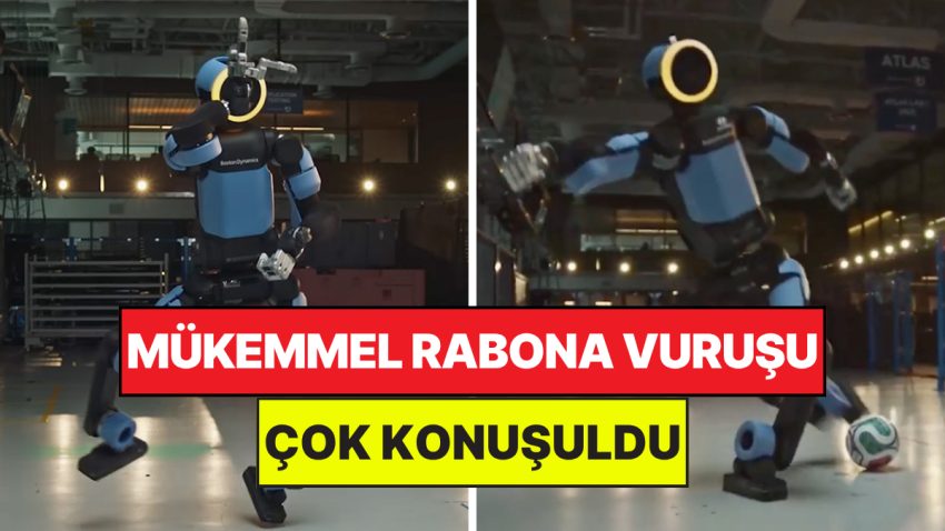 Artık Alanlarda Robotlar mı Olacak? İnsansı Robot Atlas’ın Eksiksiz Rabona Vuruşu Gündem Oldu
