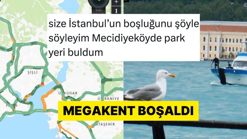 Bayram Nedeniyle İstanbul’un Boşalmasına İki Çift Lafı Olan Şahıslar