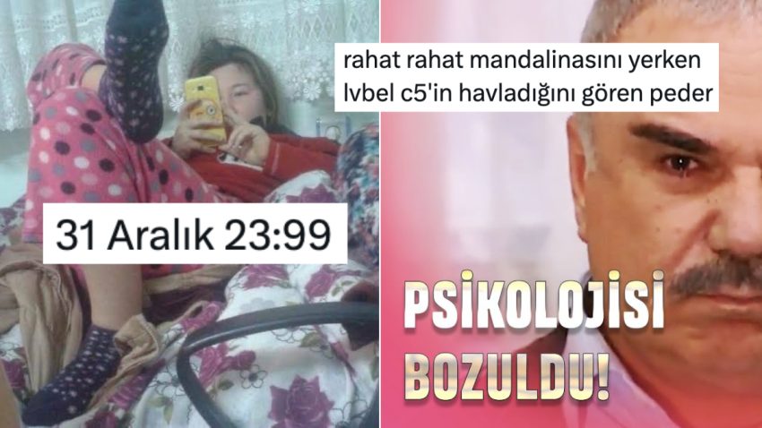 Bi’ Tık Tatsız Geçen Yılbaşı Akşamından Kalan Görünümlerle Güldürmeyi Başaranlar