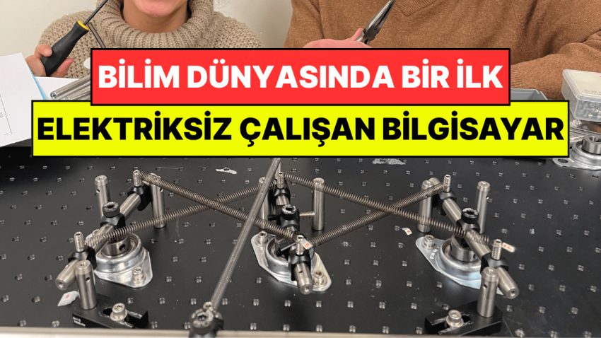 Bilim Dünyasında Bir Birinci: Bilim İnsanları Elektriksiz Çalışan Bilgisayar Geliştirildi