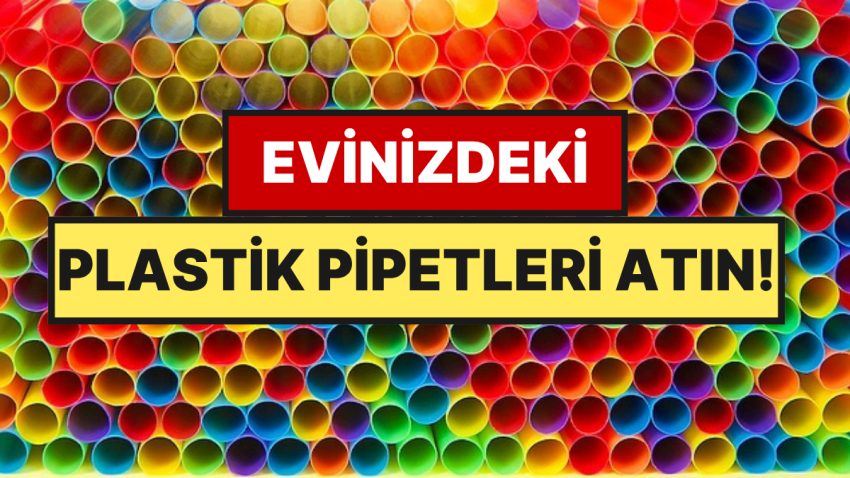 Bu Yaz Soğuk İçecekleri Plastik Pipetle İçmeyin Daveti Yapıldı
