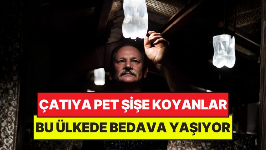 Burada Çatıya Pet Şişe Koyanlar Ücretsiz Yaşıyor: Sistem 30 Ülkede Kullanıyor