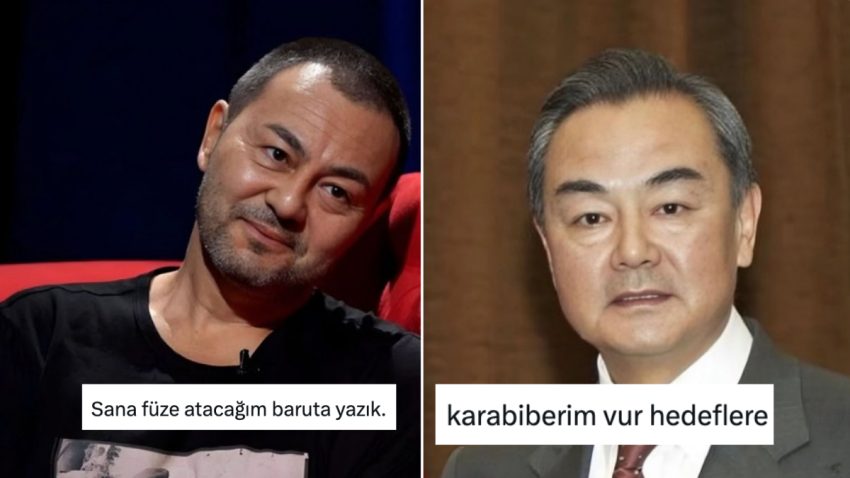 Çin Dışişleri Bakanı Vang Yi ve Serdar Ortaç Benzerliğine İki Çift Lafı Olan Bireyler