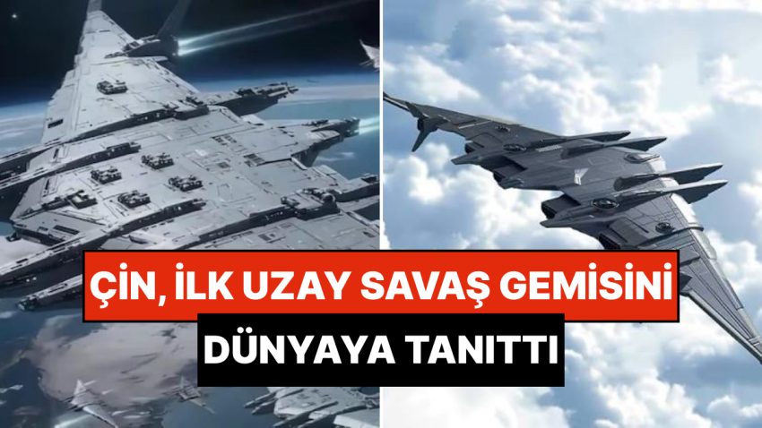 Çin’den Bilim Kurgu Sinemalarını Aratmayacak Savaş Uçağı: 242 Metre Uzunluğuyla Uzaya Kadar Çıkabilecek