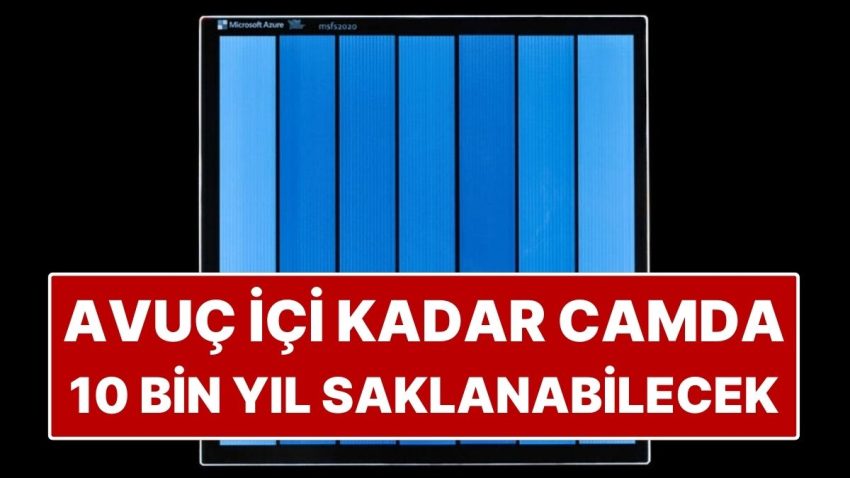 Datalar Avuç İçi Kadar Cam Modülünün İçinde 10 Bin Yıl Saklanabilecek