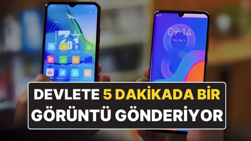Devlete 5 Dakikada Bir Ekran İmajı Gönderen Değişik Akıllı Telefon