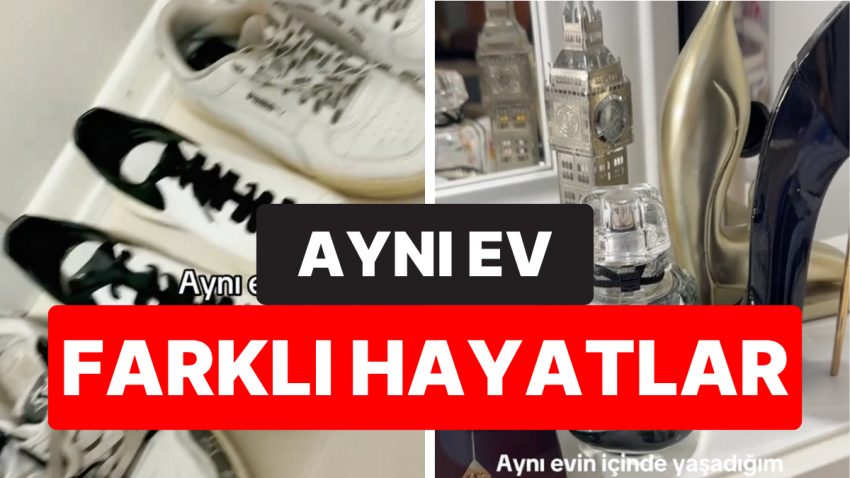 Eşleriyle Birebir Konutta İki Farklı Hayat Yaşadıklarını Görsellerle Kanıtlayan TikTok Kullanıcıları