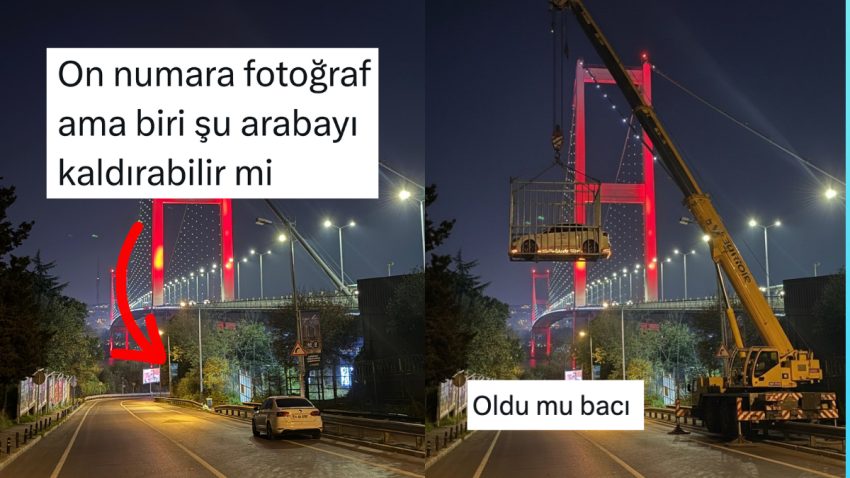 Görünüm Fotoğrafını Bozan Arabayı Kaldırmak İsteyen Şahsa Gelen Yaratıcı Cevaplar