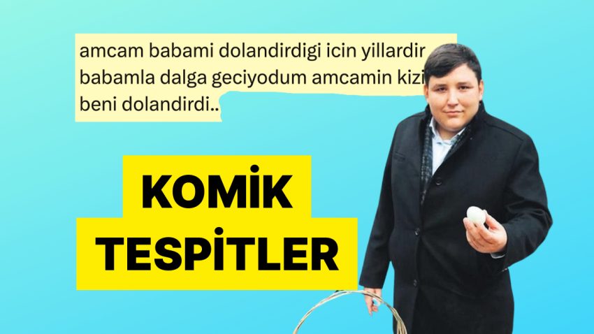 Hayata Dair Tespitlerini Mizahi Açıdan Paylaşan Şahıslar