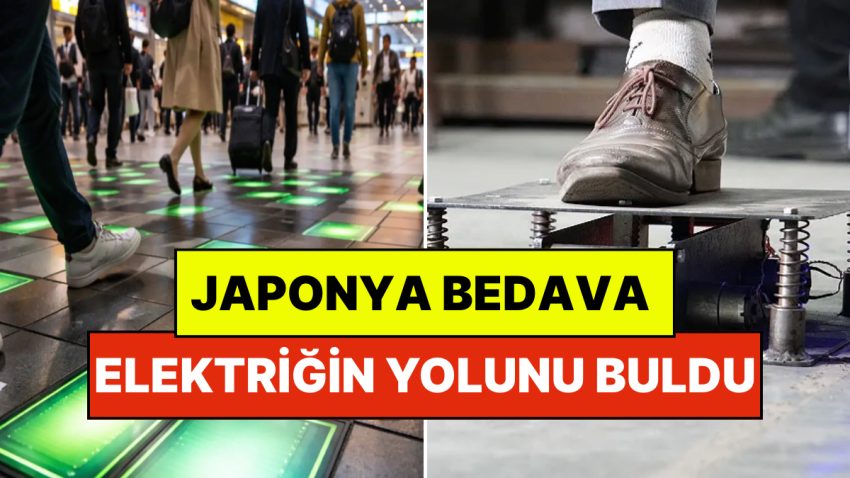 Japonlar Parasız Elektriğin Yolunu Buldu: Elektriği Halk Yürüyerek Üretiyor!