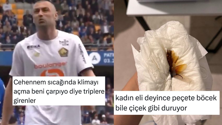 Klima Çarpanlardan Bayan Eli Değen Böceğe Son 24 Saatin Viral Tweetleri