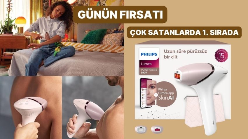 Konutta Profesyonel Epilasyon Konforu Sunan Philips Lumea 9900 IPL İndirimde!