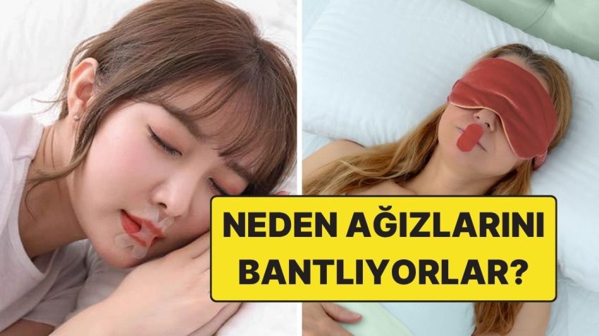 Koreliler Uyurken Ağızlarını Halbuki Bu Yüzden Bantlıyormuş