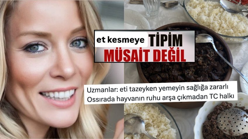 Kurban Bayramı’nın Et Doğrama ‘Etkinliklerinden’ Goygoy Çıkaran Mizahşörler