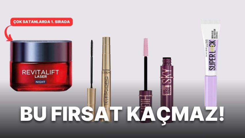 Makyaj Çantanı Yenileme Vakti: L’Oreal Maybelline ve Garnier’de Harika İndirim Başladı!